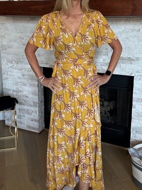 BOG Collective wrap dress (high/low)